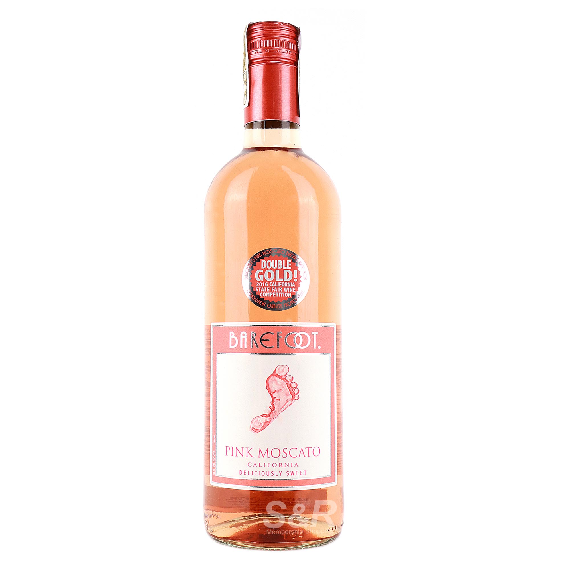 Barefoot Pink Moscato 750mL